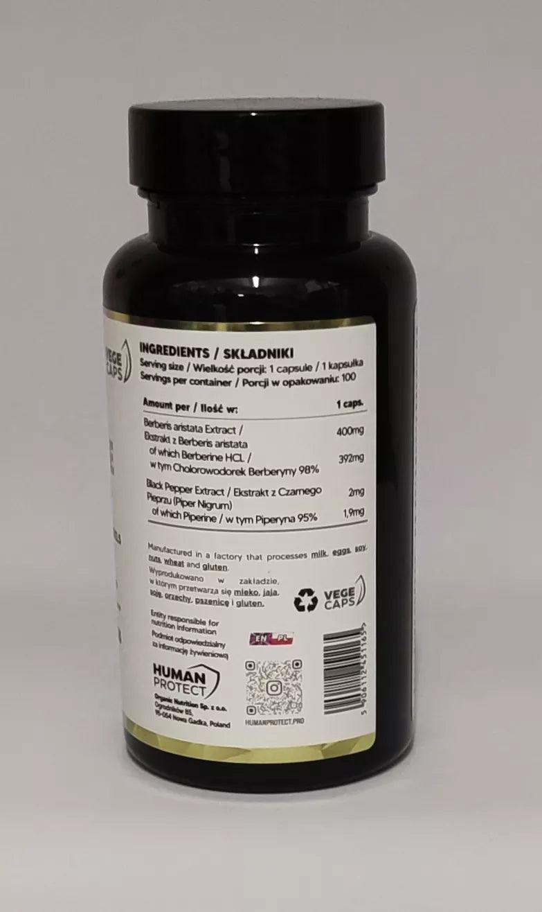 HP Berberine HCL Stack 100 Kapseln 400mg - trainings-booster.de