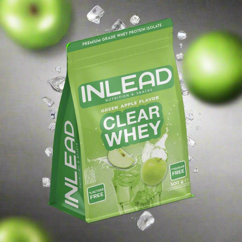 Inlead Nutrition Clear Whey Isolate in grüner Apfel-Geschmack, 500g Packung