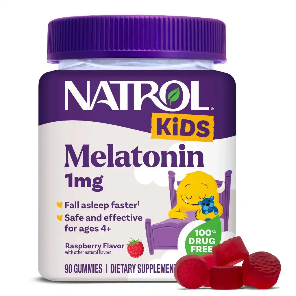 Natrol Kids Sleep Support - 1 mg - Raspberry - 60 Gummies - trainings-booster.de