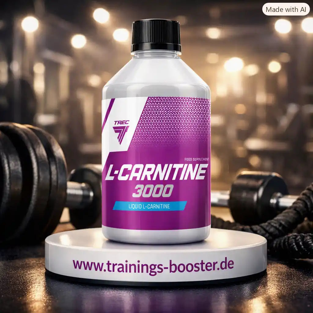 TREC NUTRITION L-Carnitine 3000 Liquid Supplement Flasche im Fitnessstudio