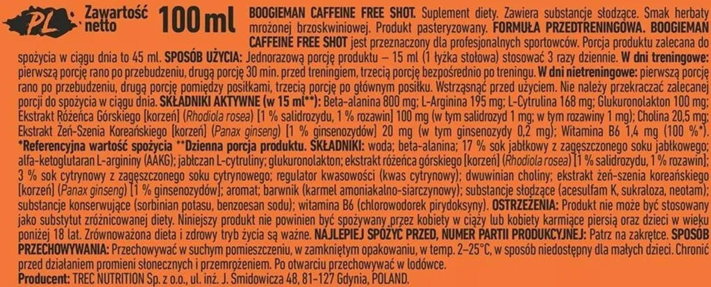 TREC® BOOGIEMAN Booster Shots 12 x100ml - trainings-booster.de