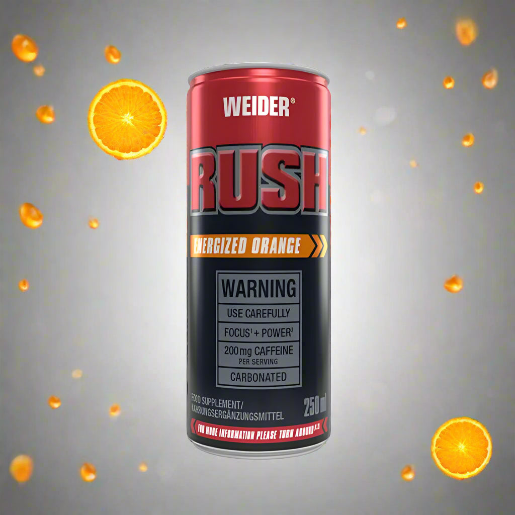 WEIDER RUSH RTD ROTE BEEREN / 250 ML DOSE INKL. PFAND - trainings-booster.de