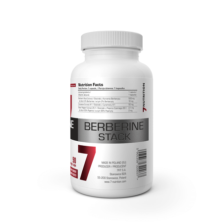 Berberine Stack Nahrungsergänzungsmittel für Fitness & Sport – 50 Kapseln, made in Poland