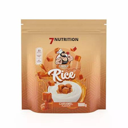 7Nutrition Choco Cream of Rice, Karamellgeschmack, 1000g – ideal für Sportler und Fitness-Enthusiasten