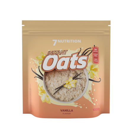 7 Nutrition Instant Oats Vanille, 1000g – schneller Haferbrei mit Vanilleschoten & Blüten