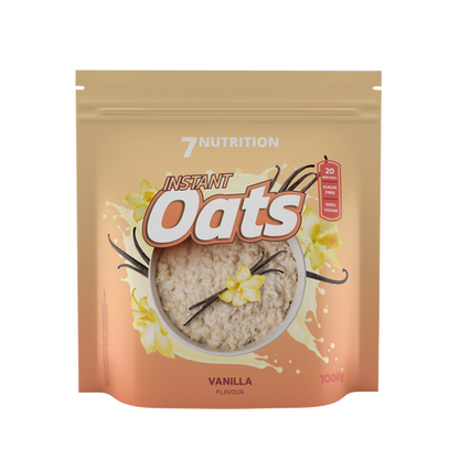 7 Nutrition Instant Oats Vanille, 1000g – schneller Haferbrei mit Vanilleschoten & Blüten