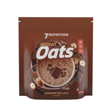 7Nutrition Instant Oats Schokolade mit Nüssen, 1000g – ideal für Sportler & Fitness-Booster