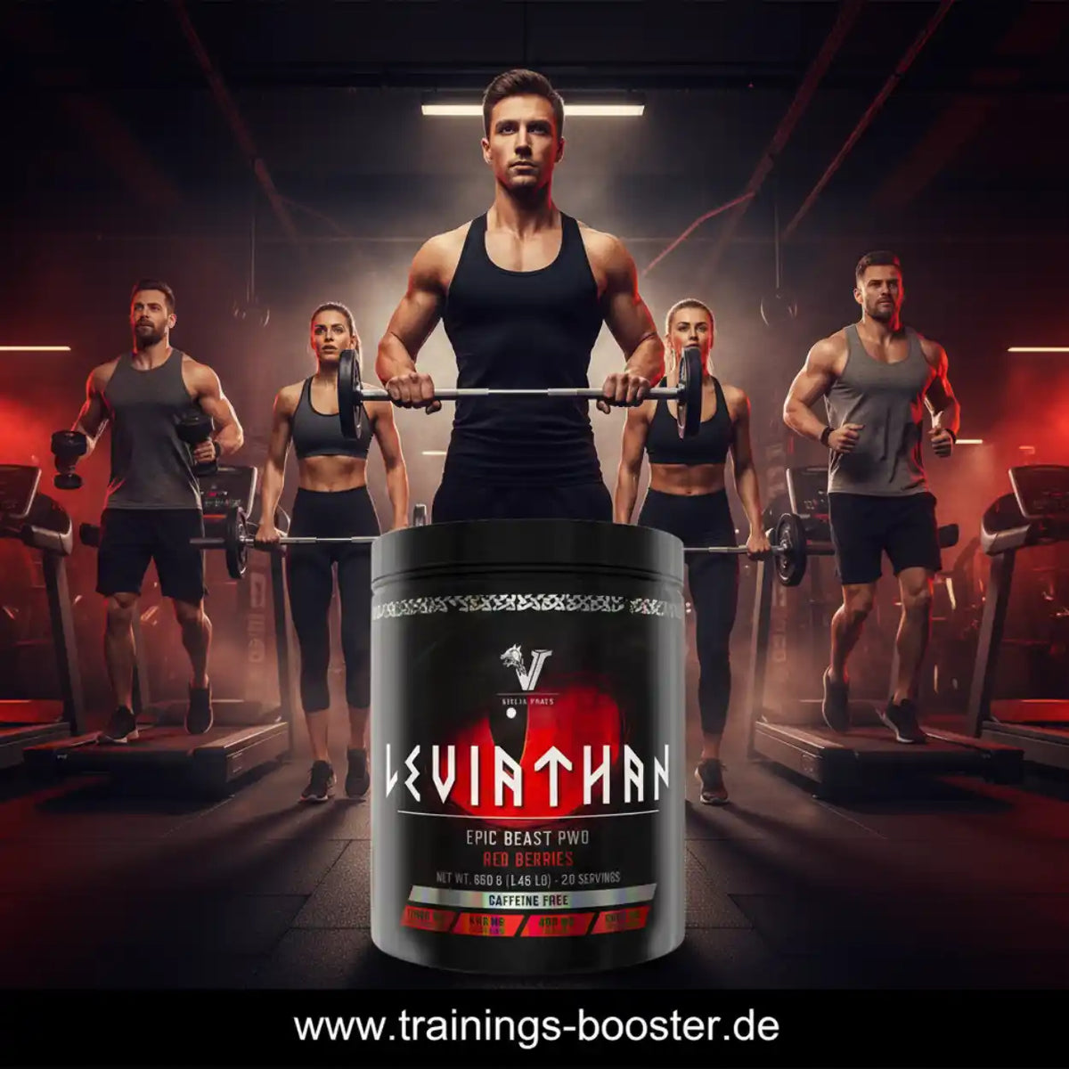 Leviathan Epic Beast Pre-Workout Red Berries Nahrungsergänzungsmittel für Sportler