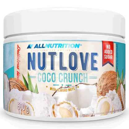 AllNutrition Nutlove Coco Crunch mit Mandeln, 500g, zuckerfrei – ideal für Sport & Fitness