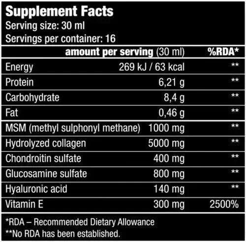 BioTech USA Arthro Forte Liquid Orange 500ml - trainings-booster.de