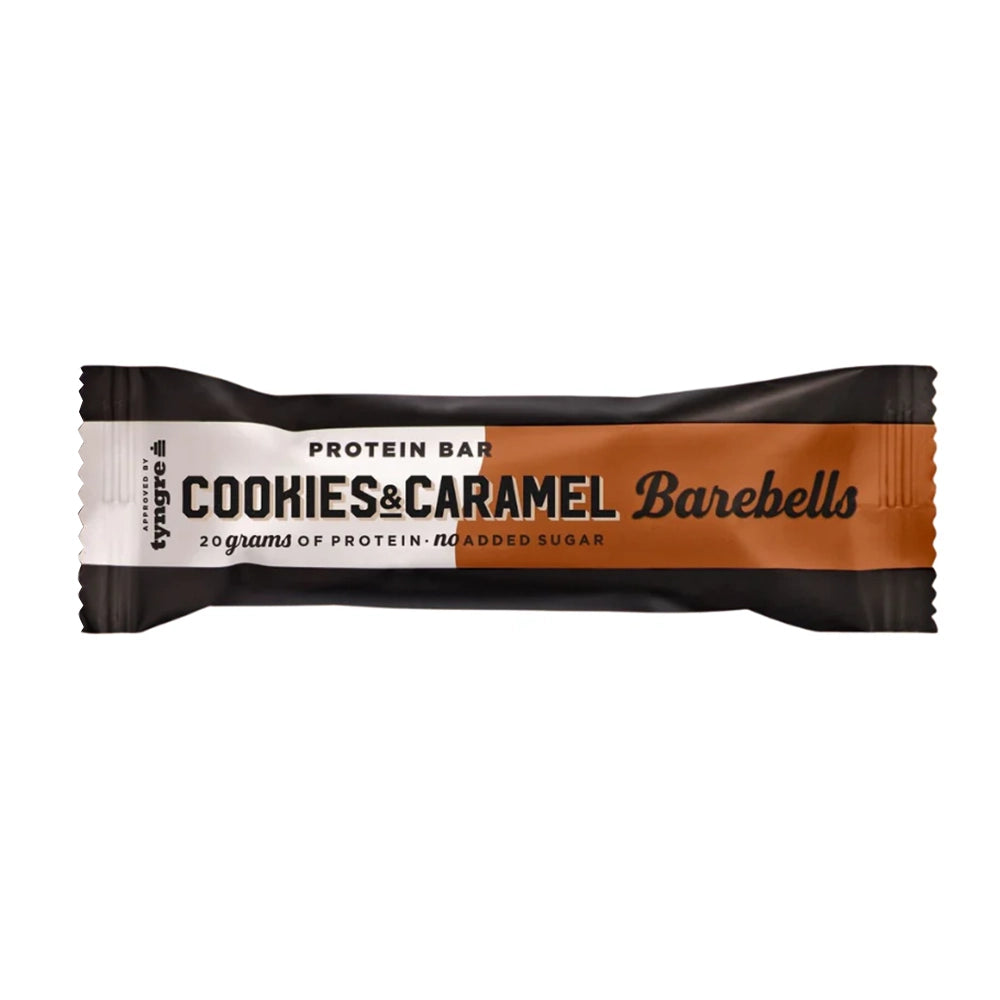 Barebells Protein Bar Cookies & Caramel, 20g Protein, kein zugesetzter Zucker