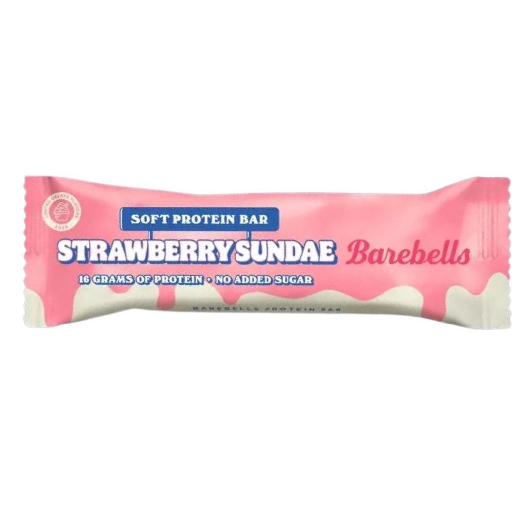 Barebells Soft Protein Bar in der Geschmacksrichtung Strawberry Sundae