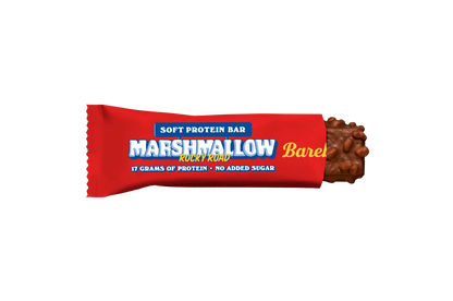 Marshmallow Rocky Road Proteinriegel, 17g Protein, ohne zugesetzten Zucker, Soft Protein Bar