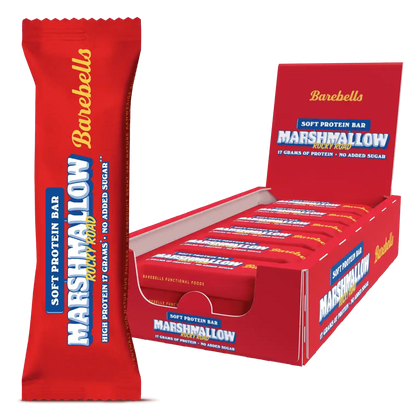 Barebells Marshmallow Rocky Road Soft Protein Bar mit 17g Protein, ohne zugesetzten Zucker