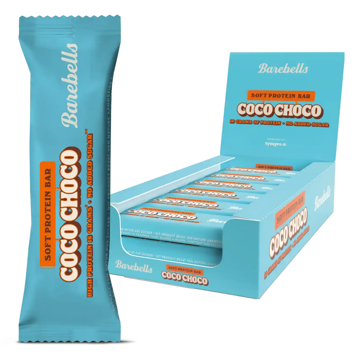 Barebells Coco Choco Soft Protein Bar, 16g Protein, ohne zugesetzten Zucker, ideal für Sport & Training