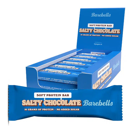 Barebells Soft Protein Bar Salty Chocolate, 16g Protein, zuckerfrei – ideal für Sport & Fitness