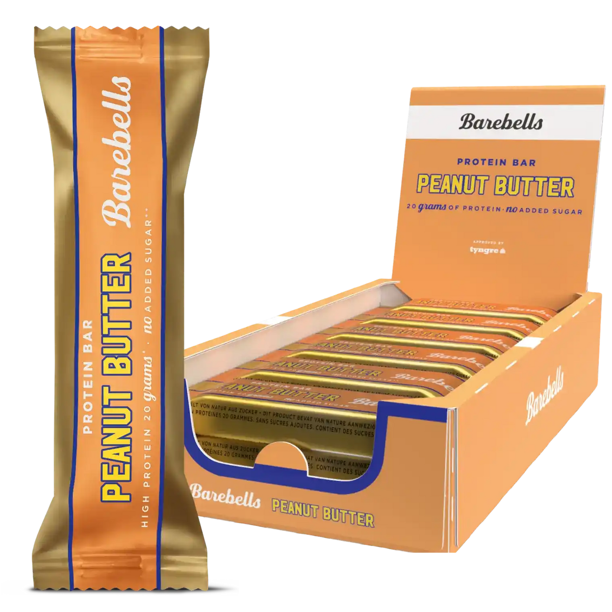 Barebells Peanut Butter Protein Bar mit 20g Protein, ohne zugesetzten Zucker – ideal für Sport und Training