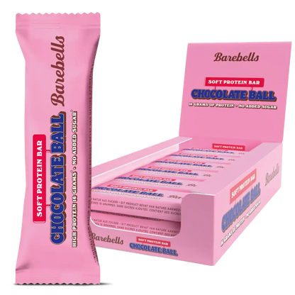 Barebells Chocolate Ball Soft Protein Bar mit 16g Protein, ohne zugesetzten Zucker – ideal für Sport & Fitness
