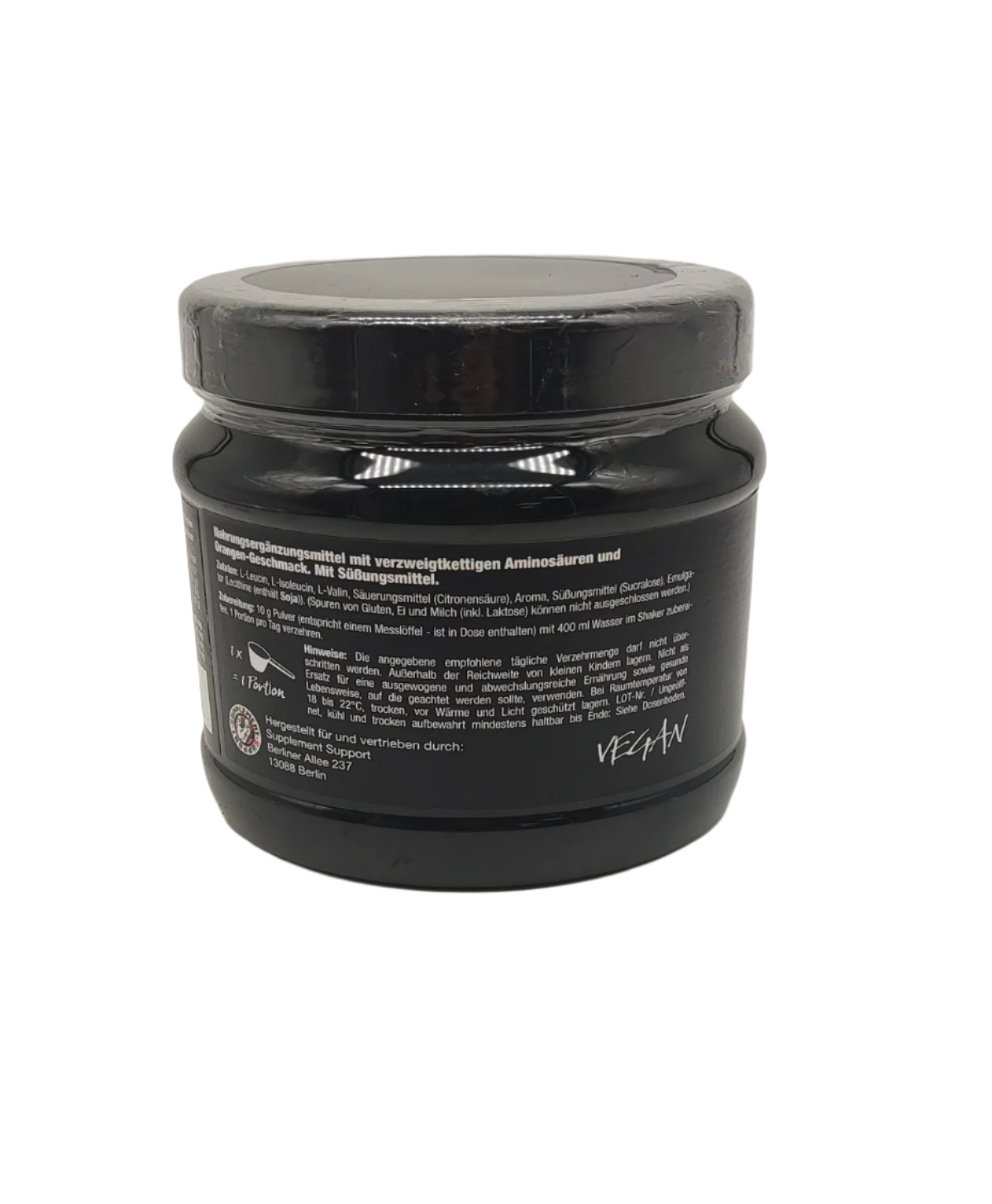 BCAA Aminosäure Pulver 300g Orange - trainings-booster.de