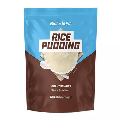 BioTechUSA Reispudding Instantpulver, vegan & natürlich, 1000g für 25 Portionen