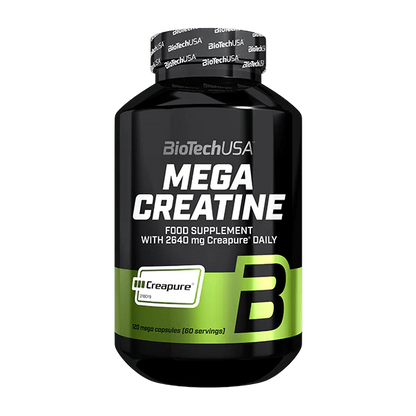 BioTechUSA Mega Creatine mit Creapure, Nahrungsergänzungsmittel für Sportler