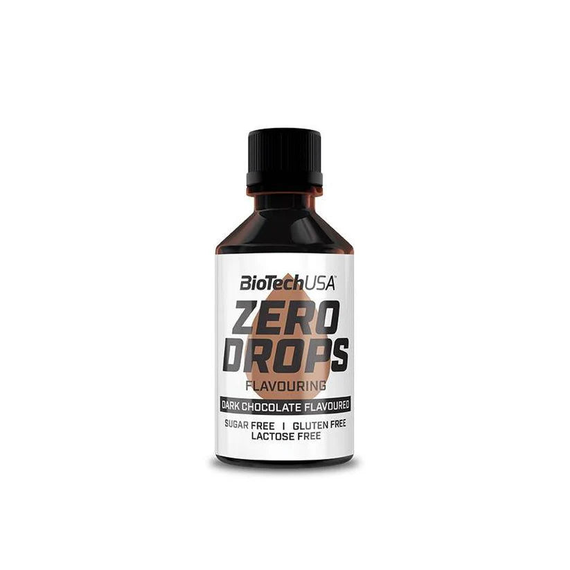 BioTechUSA Zero Drops Schokoladen-Aroma, zuckerfrei, glutenfrei, laktosefrei