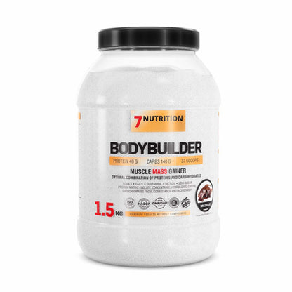 7Nutrition Bodybuilder Muscle Mass Gainer 1,5 kg - Proteinpulver für Muskelaufbau
