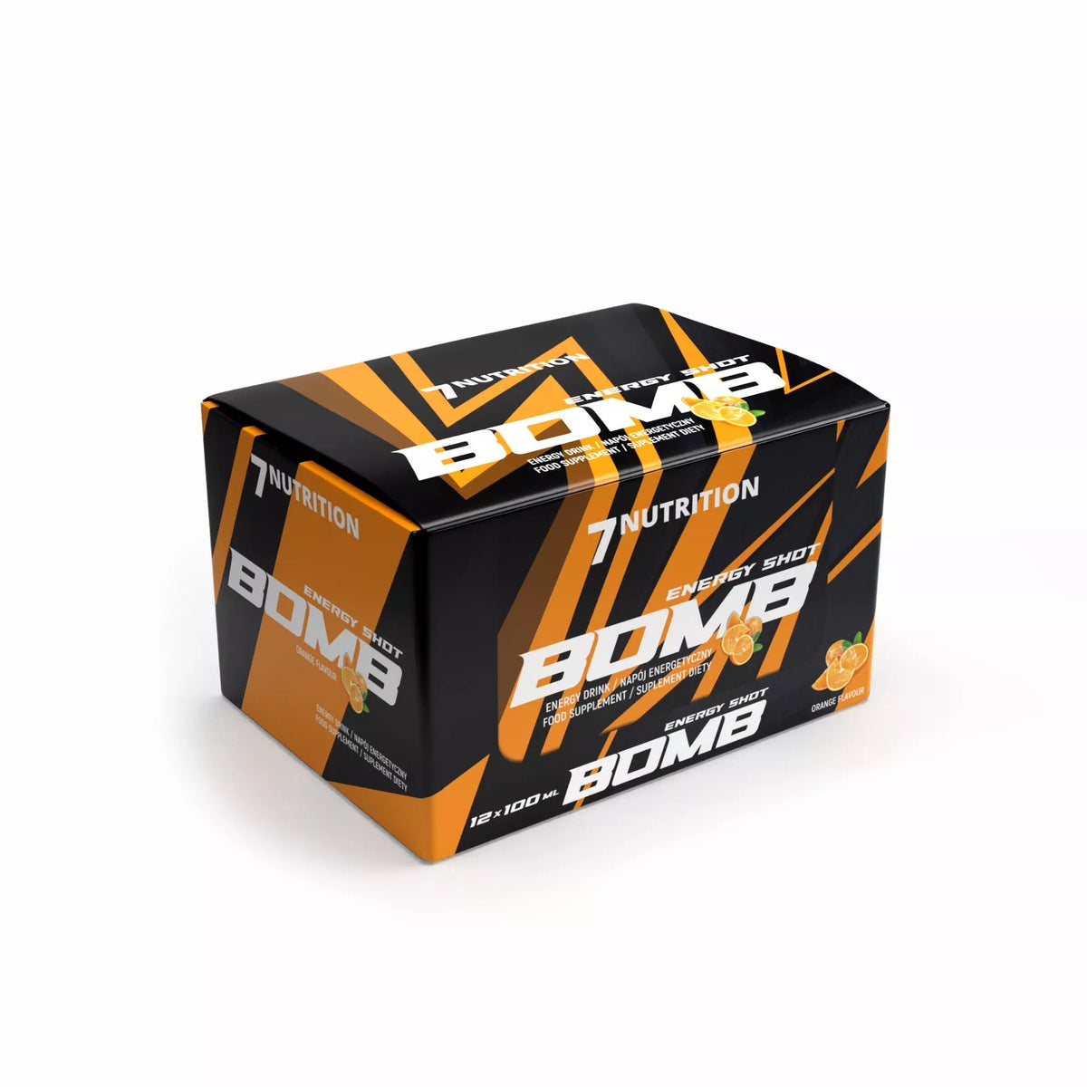 Bomb Energy Pre Workout Booster Shot 12x100ml Orange - trainings-booster.de