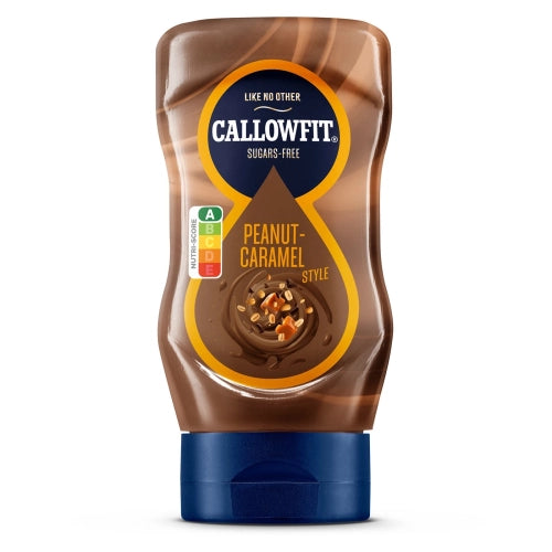 Zuckerfreier Peanut-Caramel-Booster von Callowfit für Sportnahrung und Fitness