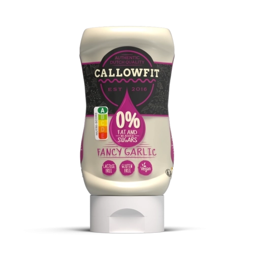 Callowfit Fancy Garlic Sauce, 0% Fett und Zucker, laktosefrei, glutenfrei, vegan