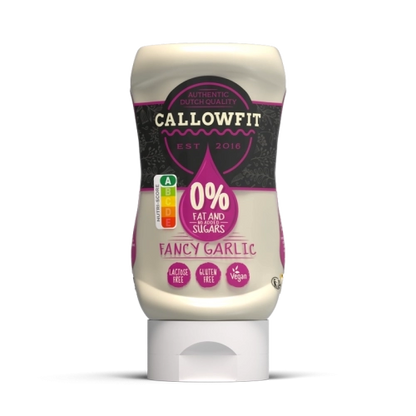 Callowfit Fancy Garlic Sauce, 0% Fett und Zucker, laktosefrei, glutenfrei, vegan