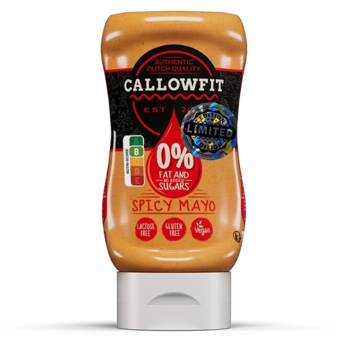 Callowfit Spicy Mayo 0% Fett und Zucker, laktosefrei, glutenfrei, vegan