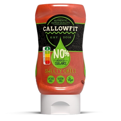 Callowfit Sweet Chili Sauce, 0% added sugars, lactose-free, gluten-free, vegan, Dutch quality