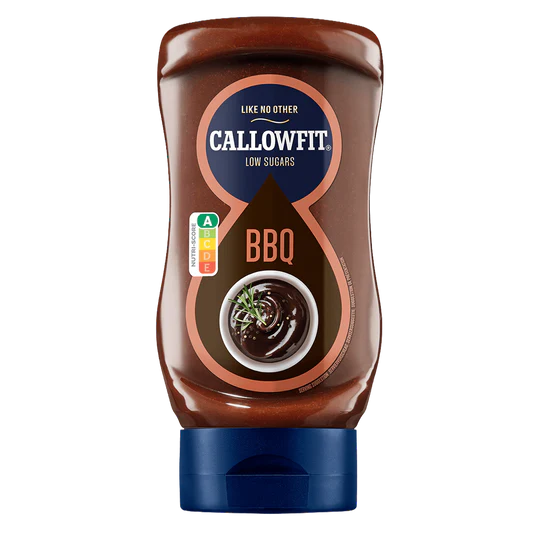 Callowfit BBQ Sauce mit niedrigem Zuckeranteil, ideal für Sportler und Fitness-Enthusiasten