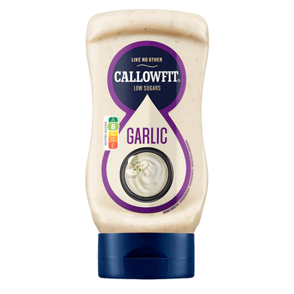 Callowfit Knoblauch-Sauce mit niedrigem Zuckergehalt, ideal für Fitness und Sporternährung