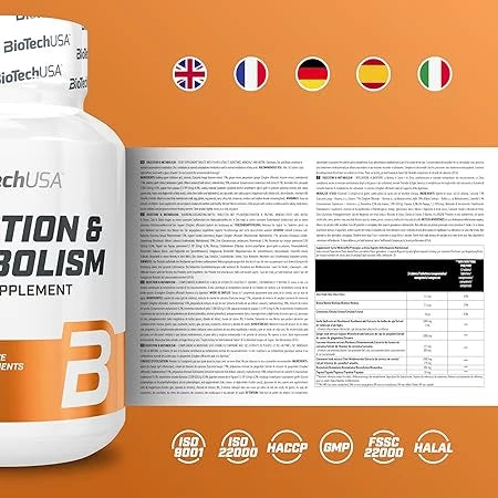 BiotecUSA Nahrungsergänzungsmittel mit ISO 9001, HACCP & Halal-Zertifizierung für Sport & Training