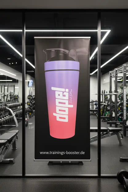 Dope! Shaker für Sportnahrung und Booster im Fitnessstudio