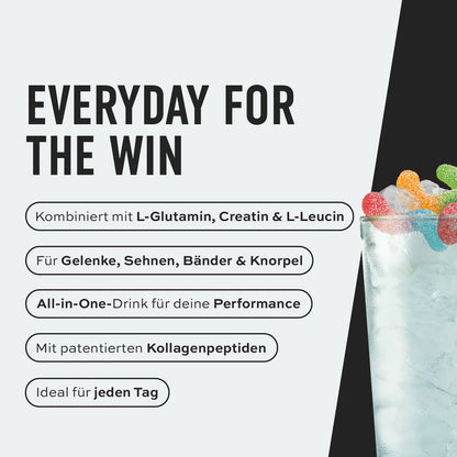 All-in-One-Drink mit L-Glutamin, Kreatin & Kollagenpeptiden für tägliche Performance