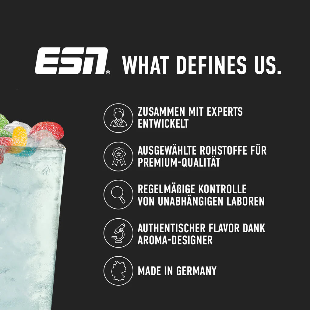 ESN Sportnahrung mit Experten entwickelt, Premium-Qualität, Made in Germany