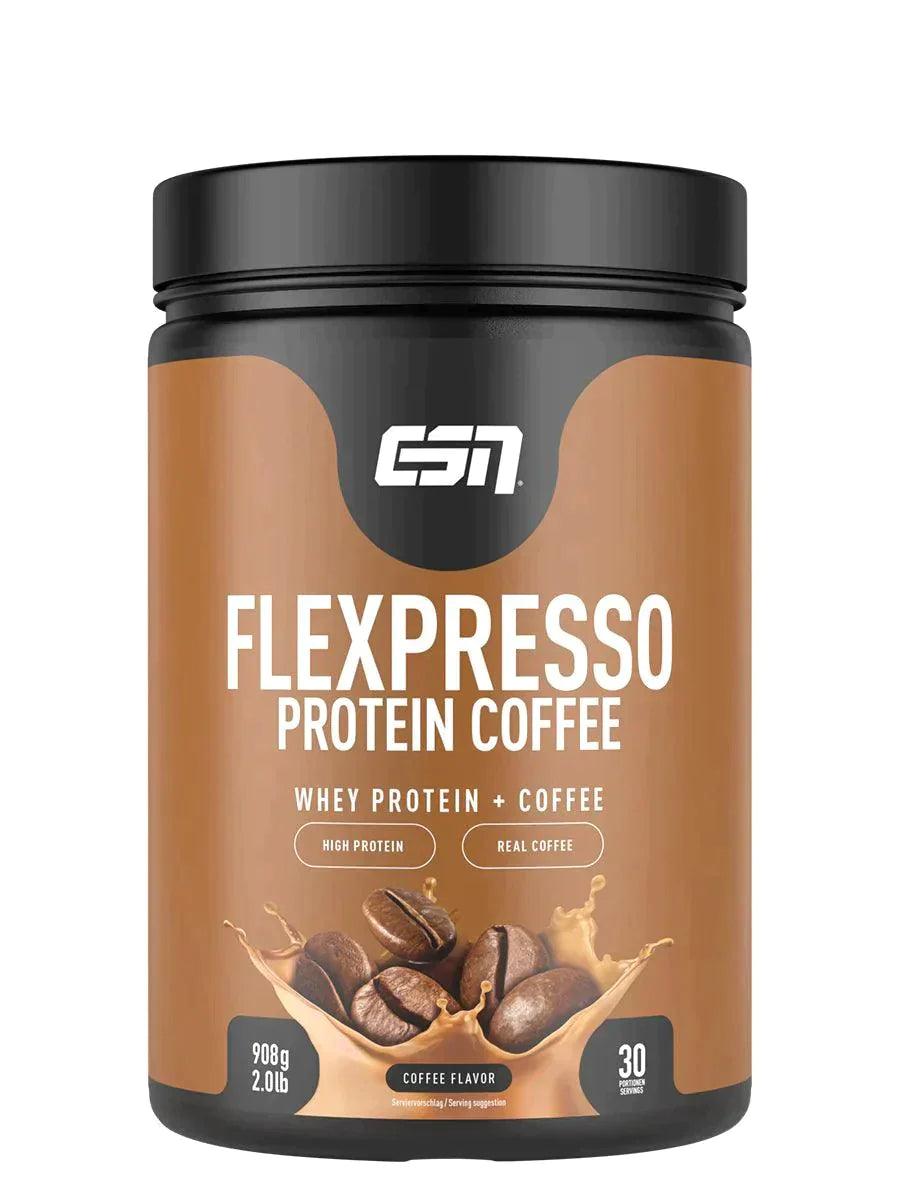 Flexpresso Protein Coffee mit Whey Protein und echtem Kaffee, 908g, 30 Portionen