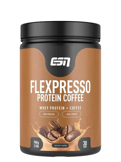 Flexpresso Protein Coffee mit Whey Protein und echtem Kaffee, 908g, 30 Portionen