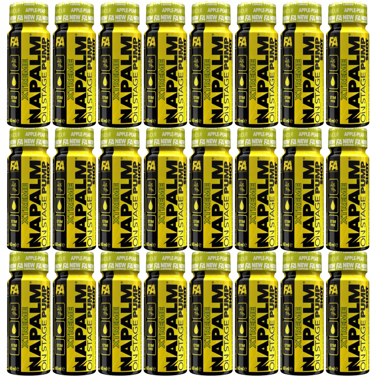 FA® NAPALM ON STAGE PUMP SHOTS 24x60ml - trainings-booster.de