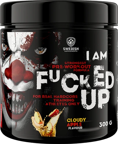 Swedish Supplements I am Fucked Up Pre-Workout Booster 300g im Cloudy Apple Geschmack