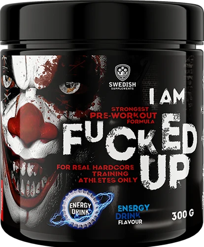 Swedish Supplements I am Fucked up Joker Pre-Workout Booster, 300g, Energy Drink Geschmack