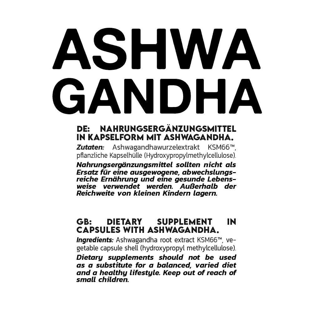 Inlead Ashwagandha KSM-66 120Caps. - trainings-booster.de