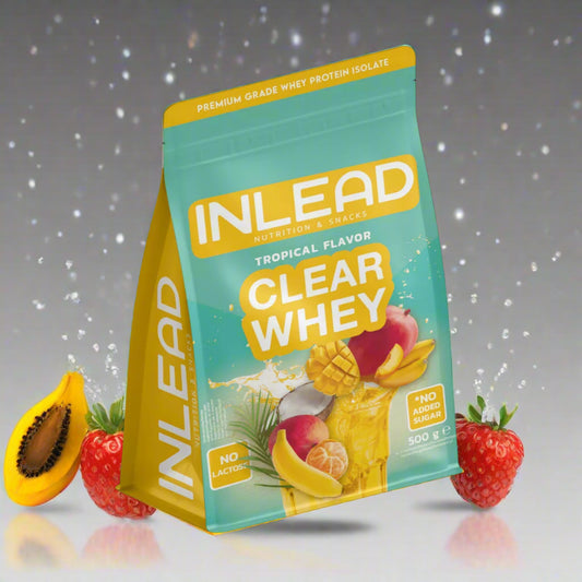 Inlead Nutrition Clear Whey Isolate 500g in Tropical Flavor mit Früchten