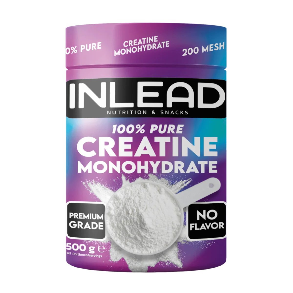 Inlead Creatine Monohydrate, 500g - trainings-booster.de