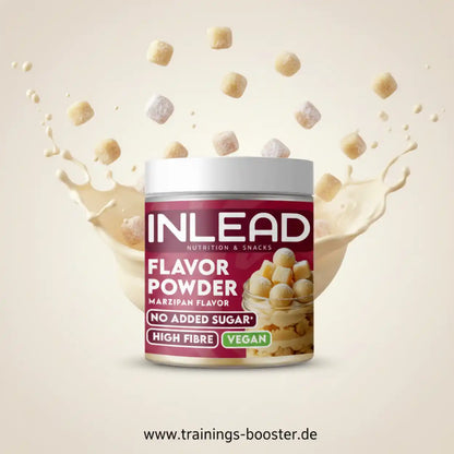 Inlead Nutrition Flavor Powder Marzipan Geschmack, vegan und ohne Zuckerzusatz.
