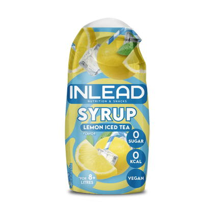 Inlead Syrup Lemon Iced Tea, zuckerfreier Getränkesirup, vegan, 0 kcal
