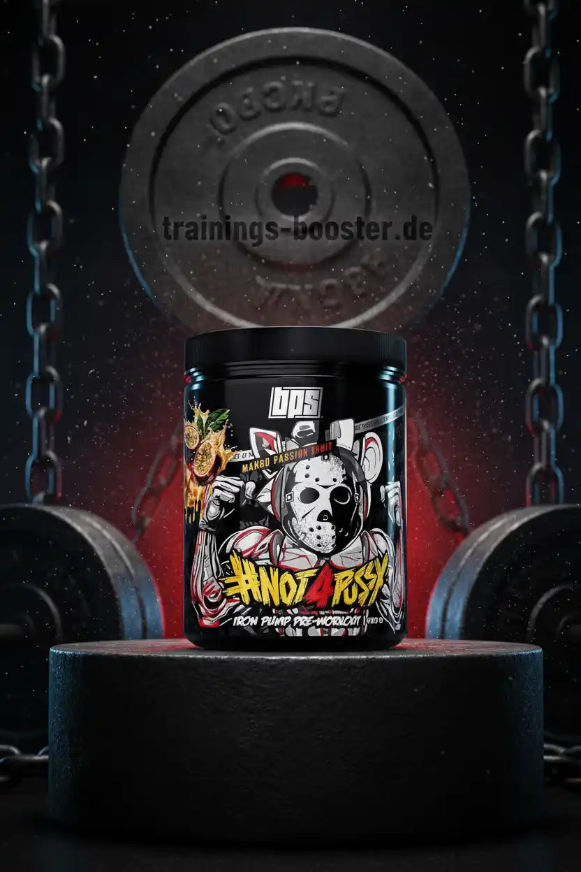 BPS Pharma IRON PUMP Pre-Workout Booster Dose vor Hantelscheiben und Ketten
